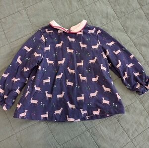 Boden deer top sz 3-6 mo